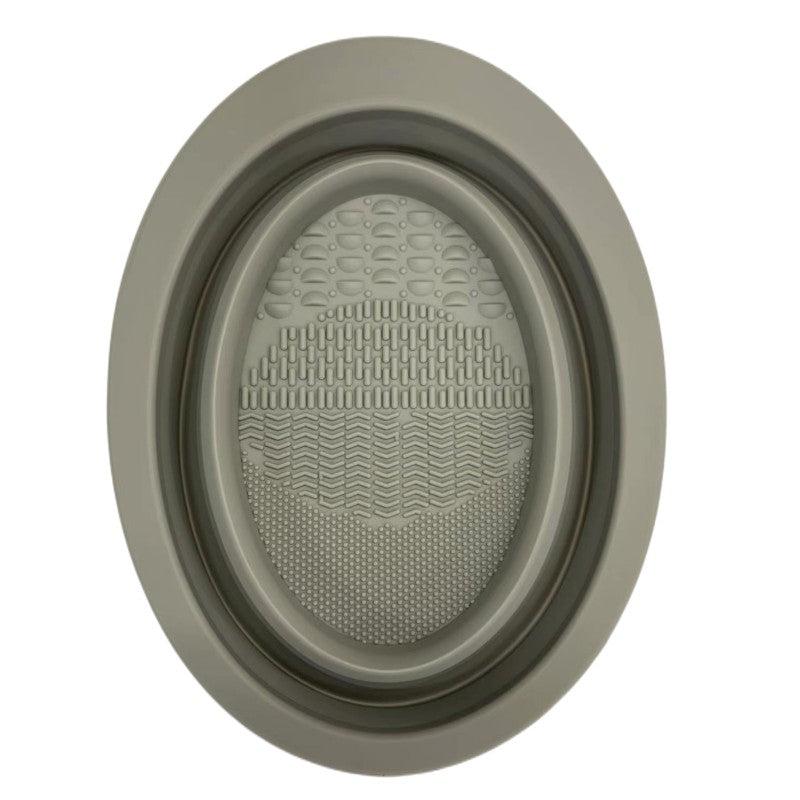 Silicone Makeup Brush Cleanser Mat & Bowl