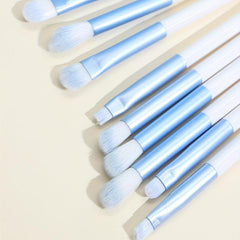 12pcs Makeup Brush Set Soft Hair Brushes for Powder Blush Eye Shadow