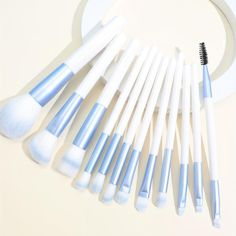 12pcs Makeup Brush Set Soft Hair Brushes for Powder Blush Eye Shadow