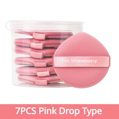 7pcs Air Cushion Powder Puff Makeup Puff Wet And Dry Use
