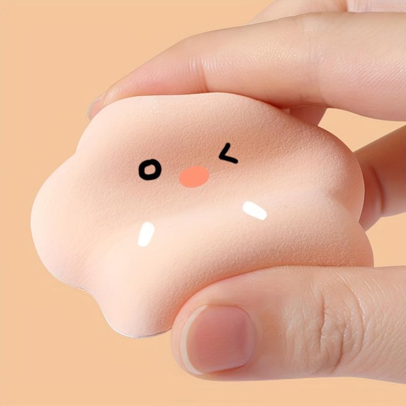 2pcs Cat Claw Makeup Sponges for Contouring, Soft Powder Puff Under Eyes