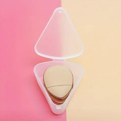 3pcs Mini Powder Puff with Finger Holder and Storage Box