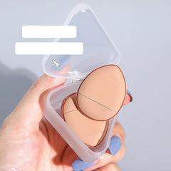 3pcs Mini Powder Puff with Finger Holder and Storage Box