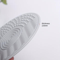 Silicone Makeup Brush Cleaning Mat - Instantly Clean Brushes