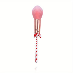 Metal Makeup Brush Set Christmas Tree Holiday Gift