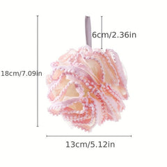 4 Pack Loofah Sponge Shower Bath Scrubber Exfoliator