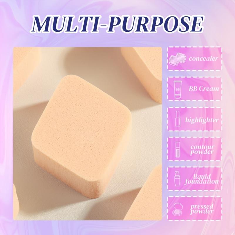6pcs Soft Face Makeup Puff Beauty Setting Powder Puffs