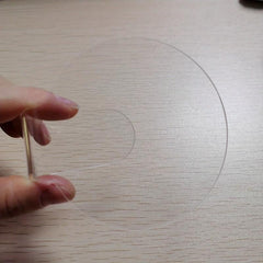 Acrylic Round 4-Grid Makeup Palette for Foundation Mixing