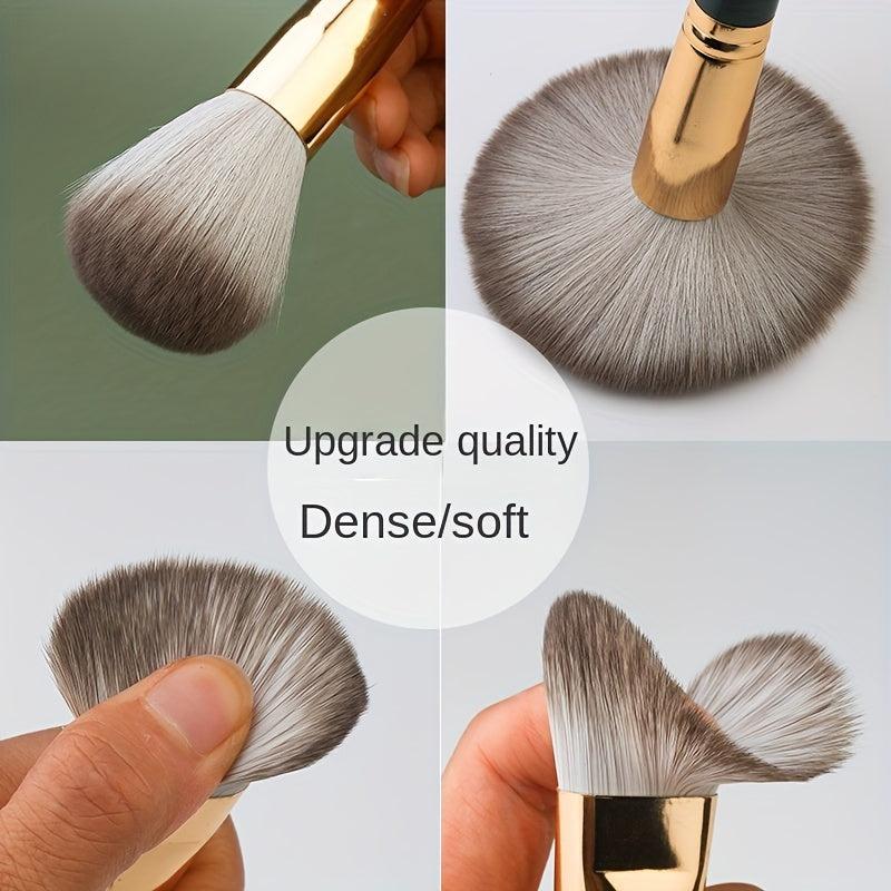 14pcs Makeup Brushes Set Soft Fluffy Synthetic Hair For Foundation Eyeshadow