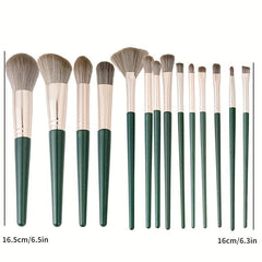 14pcs Makeup Brushes Set Soft Fluffy Synthetic Hair For Foundation Eyeshadow
