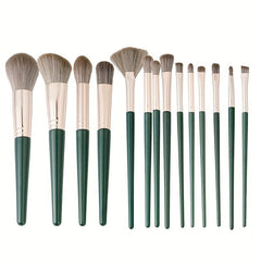14pcs Makeup Brushes Set Soft Fluffy Synthetic Hair For Foundation Eyeshadow