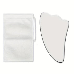Stainless Steel Heart-Shaped Gua Sha Facial Tool for Skin Tightening & Massage