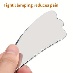 Stainless Steel Heart-Shaped Gua Sha Facial Tool for Skin Tightening & Massage