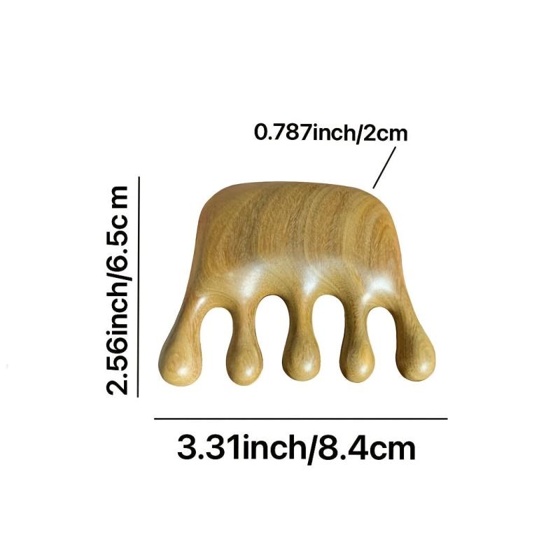 Wooden Comb Sandalwood Wide Tooth Wood Comb For Women Men