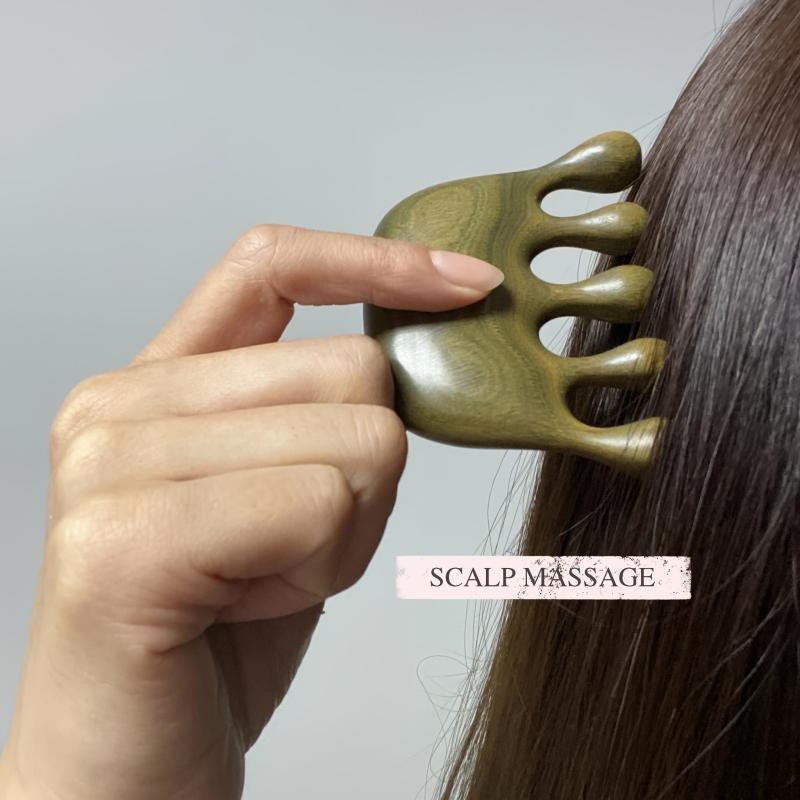 Wooden Comb Sandalwood Wide Tooth Wood Comb For Women Men