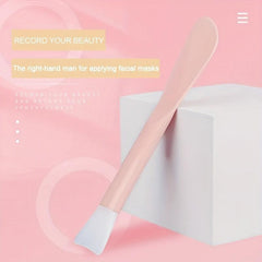 1PC Double Head Silicone Brush Face Mask Glue Stirring Stick Easy To Clean