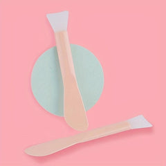 1PC Double Head Silicone Brush Face Mask Glue Stirring Stick Easy To Clean