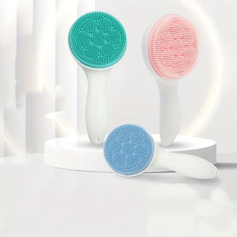 3D Silicone Facial Cleansing Brush Exfoliator Scrubber