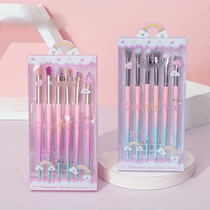 6pcs 7pcs Synthetic Makeup Brush Set with Case