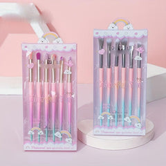 6pcs 7pcs Synthetic Makeup Brush Set with Case