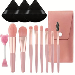 12 Pcs Makeup Brushes Set with Beauty Accessories