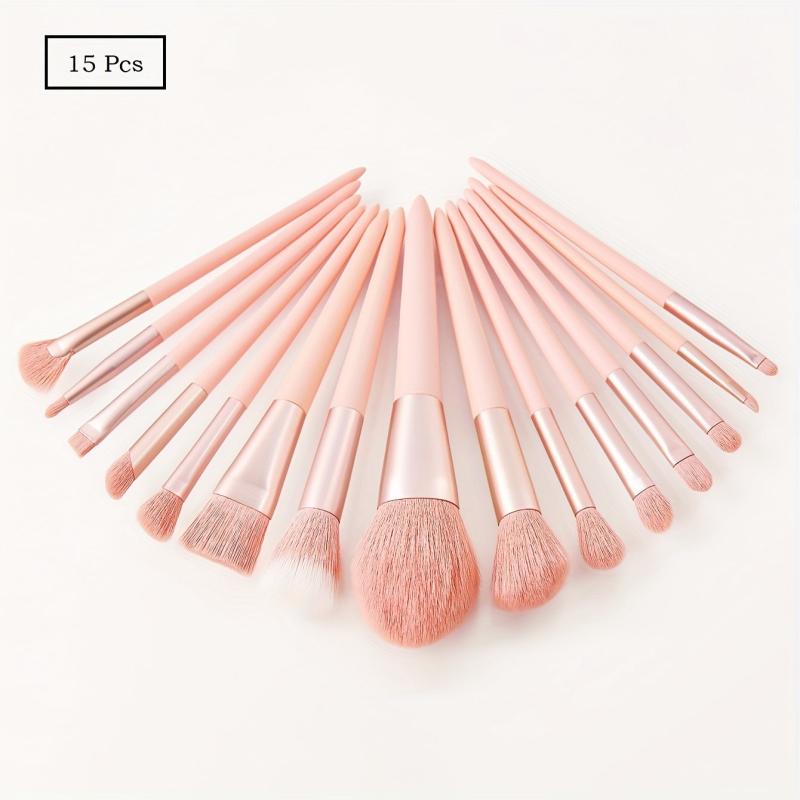 Pink Makeup Brush Kit for Eyeshadow Foundation Blush & Eyeliner
