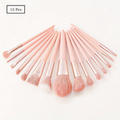 Pink Makeup Brush Kit for Eyeshadow Foundation Blush & Eyeliner