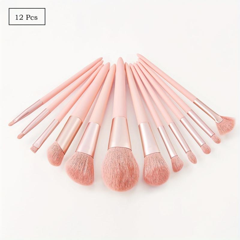 Pink Makeup Brush Kit for Eyeshadow Foundation Blush & Eyeliner