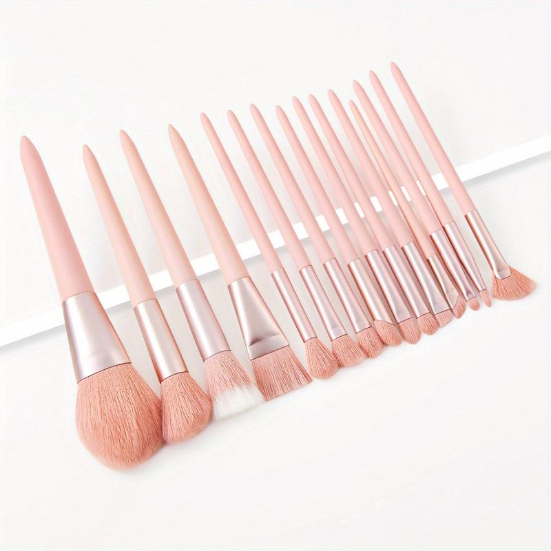 Pink Makeup Brush Kit for Eyeshadow Foundation Blush & Eyeliner