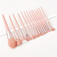 Pink Makeup Brush Kit for Eyeshadow Foundation Blush & Eyeliner