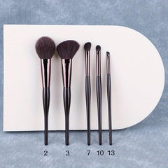Makeup Brush Set 15 Pcs Fine Wool Birch Handle Powder Eye Shadows Blush Brushes
