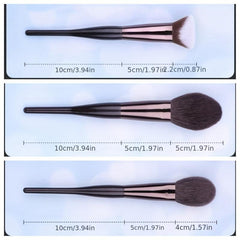 Makeup Brush Set 15 Pcs Fine Wool Birch Handle Powder Eye Shadows Blush Brushes
