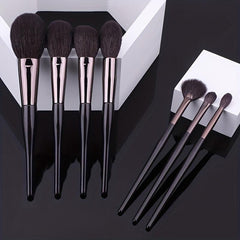 Makeup Brush Set 15 Pcs Fine Wool Birch Handle Powder Eye Shadows Blush Brushes
