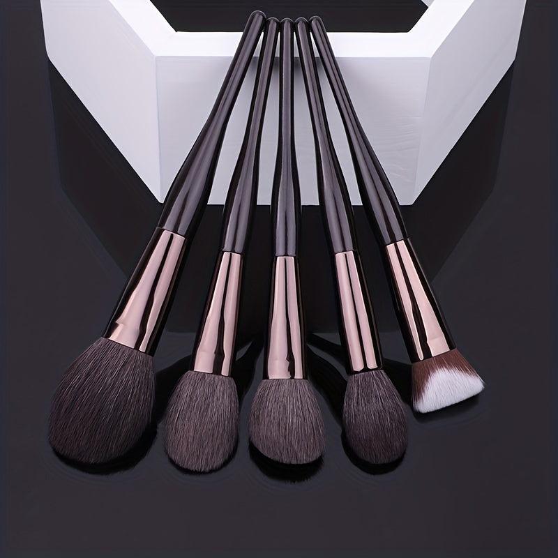 Makeup Brush Set 15 Pcs Fine Wool Birch Handle Powder Eye Shadows Blush Brushes