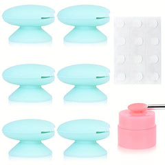 Soft Silicone Lip Brush Cover for Lipstick Lip Gloss Lip Balm - 6/12pcs
