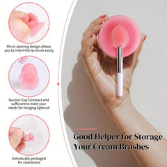 Soft Silicone Lip Brush Cover for Lipstick Lip Gloss Lip Balm - 6/12pcs