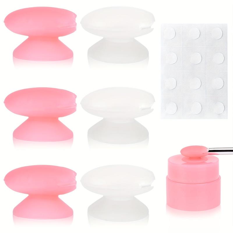 Soft Silicone Lip Brush Cover for Lipstick Lip Gloss Lip Balm - 6/12pcs