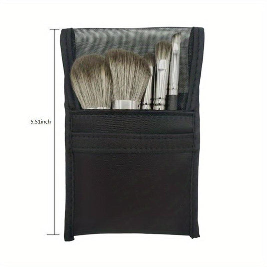 5 pcs Portable Mini Makeup Brush Set for Eyes, Face, and Lips