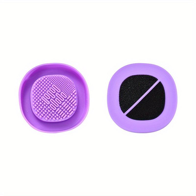 Makeup Brush Dry Cleaning Sponge Box Quick Wash Brush Box