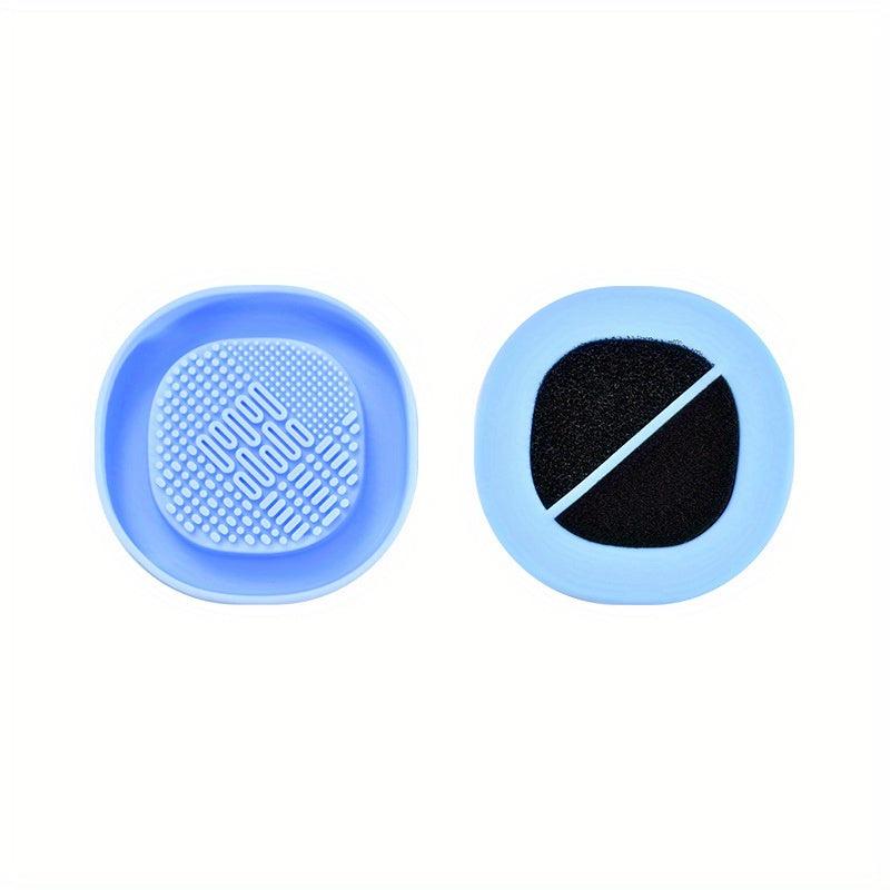 Makeup Brush Dry Cleaning Sponge Box Quick Wash Brush Box