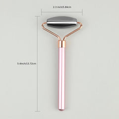 Skin Care Roller Non slip Handle Facial Beauty Roller Gua Sha Massage Tool