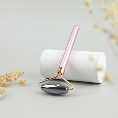 Skin Care Roller Non slip Handle Facial Beauty Roller Gua Sha Massage Tool