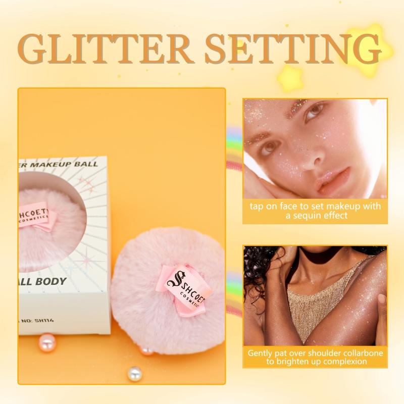 Large Fluffy Powder Puff for Face Body Makeup