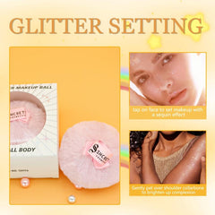 Large Fluffy Powder Puff for Face Body Makeup