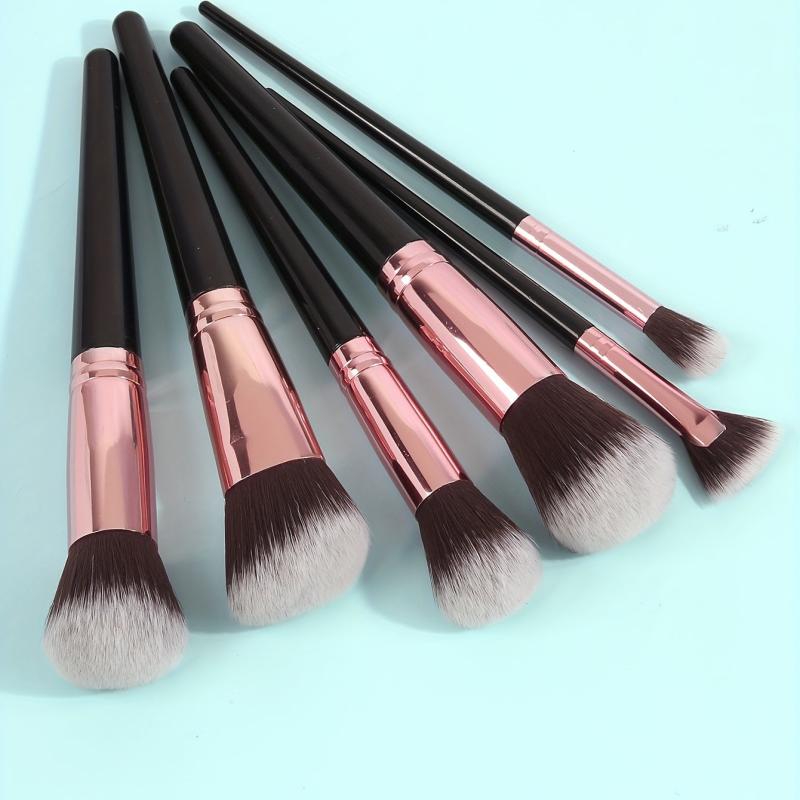 15 pcs Makeup Brush Set for Flawless Foundation Powder, Concealer, Eye Shadows