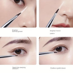 4pcs Lip & Eye Makeup Brush Kit Precision Lipstick Smudge Brush