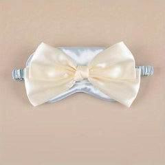 Bow Decor Eye Cover Cartoon Comfortable Eye Mask For Sleeping