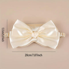 Bow Decor Eye Cover Cartoon Comfortable Eye Mask For Sleeping