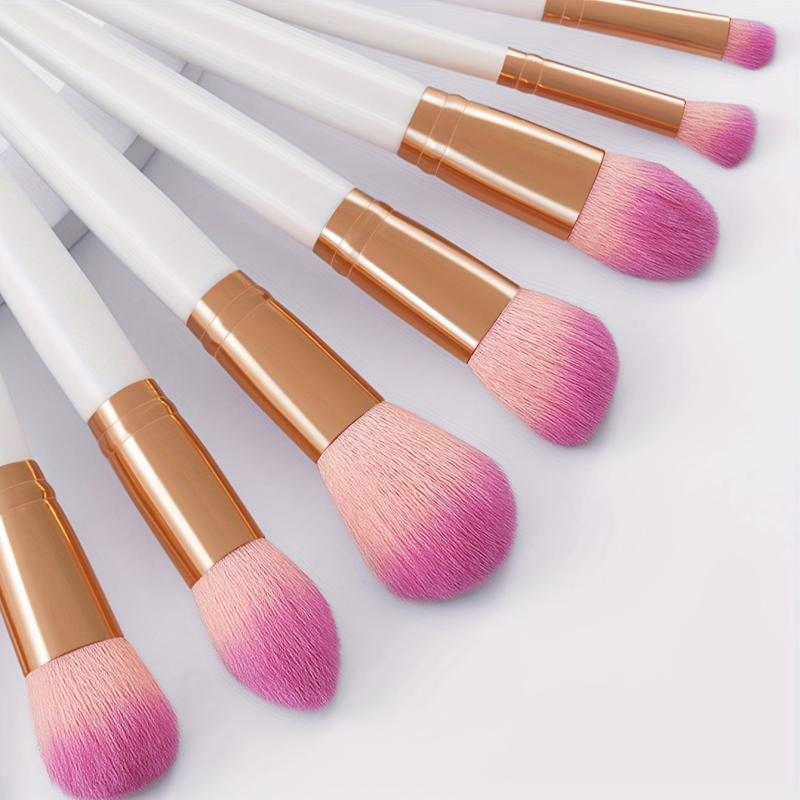12Pcs Beauty Brush Set with Safe Tube, Makeup Tools for Women