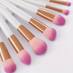 12Pcs Beauty Brush Set with Safe Tube, Makeup Tools for Women